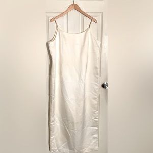 Long Handmade Ivory Gown Dress